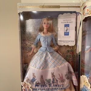 Barbie Peter Rabbit Doll in Blue Dress